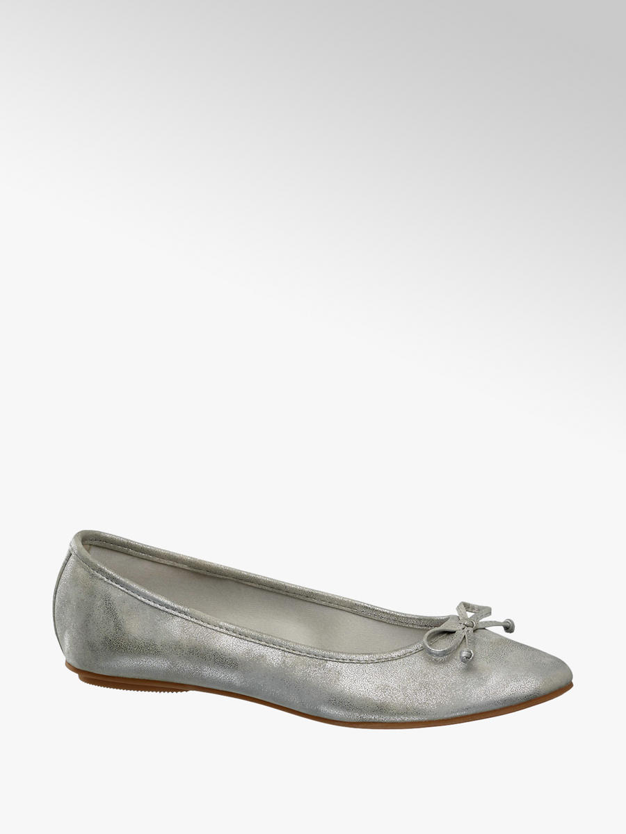Damen Ballerinas von Graceland in silber Damen Ballerinas von Graceland in silber
